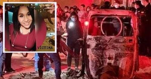 Mujer acaba calcinada tras incendiarse mototaxi donde&nbsp;viajaba