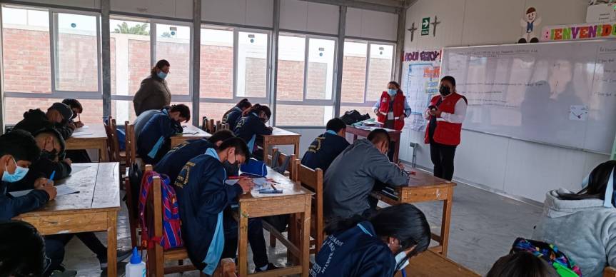 Taller de prevención en acoso sexual, embarazo adolescente y bullying dirigido a estudiantes de la I. E. nº&nbsp;20793