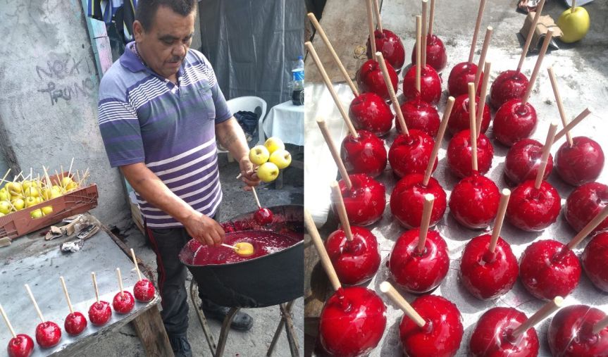 Hombre prepara más de mil manzanas acarameladas y cliente le cancela&nbsp;pedido