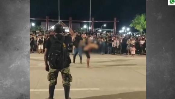 Rondas campesinas castigaron a ladrón de celulares a hacer sentadillas para luego azotarlo, en&nbsp;Huánuco