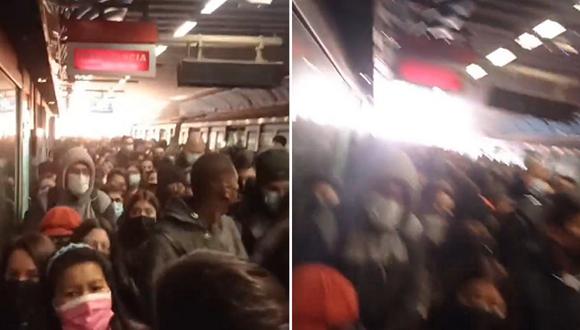 Video muestra el momento exacto de la explosión en el metro de&nbsp;Santiago
