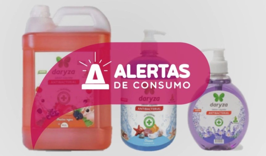 Digesa: jabones Daryza serán retirados del mercado por ser un riesgo para la&nbsp;salud