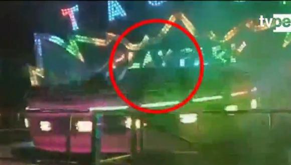 Letrero de “Tagadá” de Play Park de San Juan de Lurigancho cayó y dejó varios&nbsp;heridos