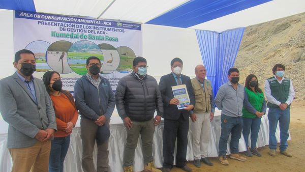 Integrantes de la Junta de usuarios presente en ceremonia de lanzamiento del “Plan de Manejo del Área de Conservación Ambiental&nbsp;(ACA)”