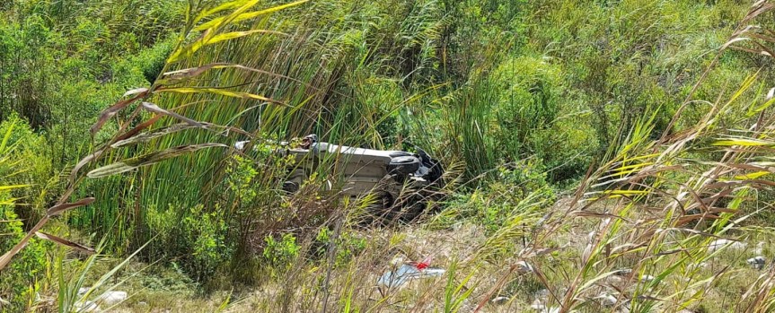 Tres heridos dejó despiste y volcadura de auto en la carretera Pativilca –&nbsp;Huaraz