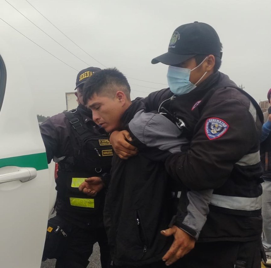 Serenos de Chancay capturar a sujeto que habría robado motolineal en&nbsp;Chancayllo