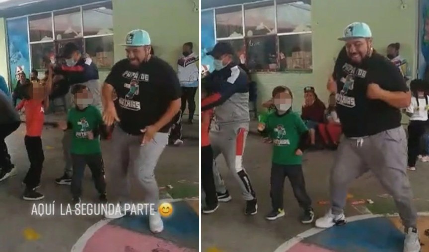 Hombre saca los ‘pasos prohibidos’ en actuación del Día del Padre en el colegio de su&nbsp;hijo