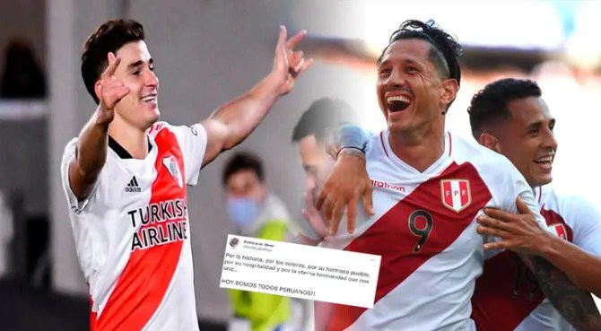 Hinchas de River Plate brindan respaldo a Perú con miras al repechaje: «hoy todos somos&nbsp;peruanos»