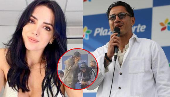 Rosángela Espinoza intentó pedir un autógrafo a Lapadula pero “la bajaron del&nbsp;escenario”