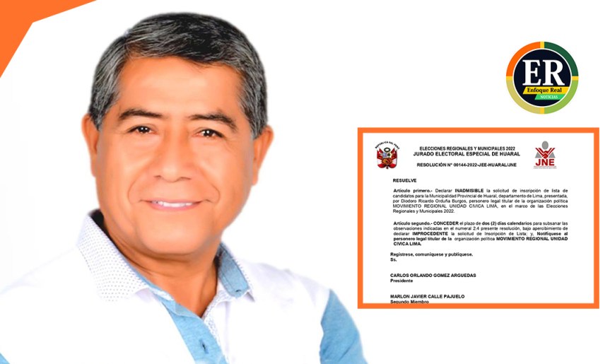 Declaran inadmisible la solicitud de inscripción lista del candidato provincial “La Cholita” Juan Díaz&nbsp;Amado