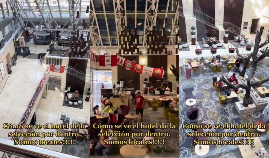 Hinchas peruanos logran hospedarse en hotel de la Bicolor y muestran los lujos de&nbsp;Qatar