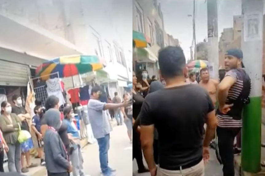 Los Olivos: vecinos desnudan y golpean a ladrón por robar a menor de&nbsp;edad