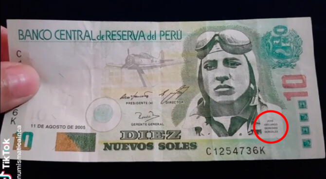 Billete de 10 soles de 1991 en la actualidad tiene un increíble precio que emociona a&nbsp;peruanos
