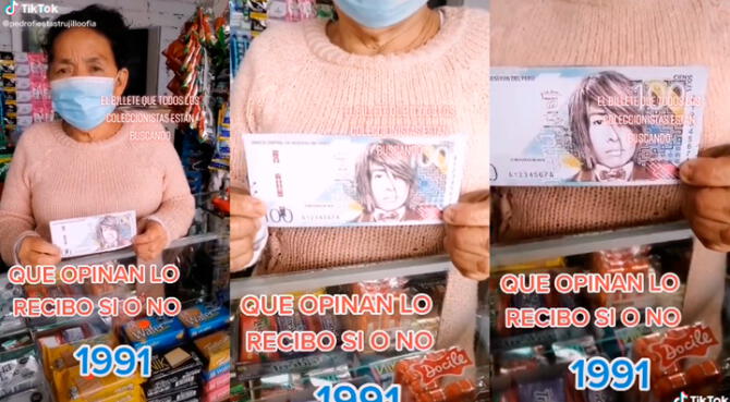 Le pagan con billete de 100 soles, lo revisa y descubre que tenía la cara del Faraón Love&nbsp;Shady