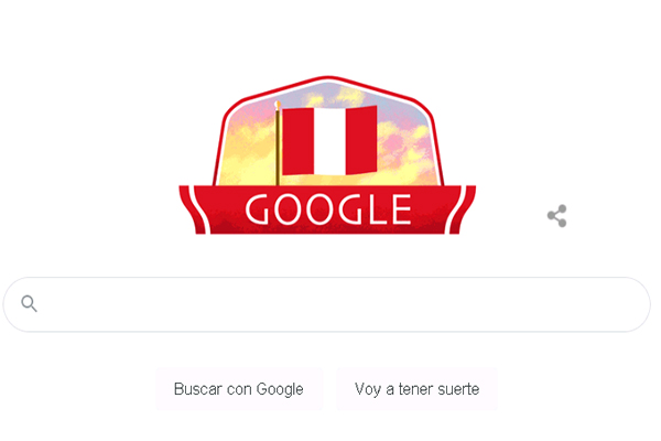Feliz 28: Google lanza doodle por La independencia del&nbsp;Perú