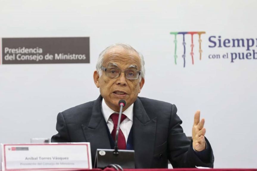 Aníbal Torres: extranjeros sin vacunas covid-19 o al margen de la ley serán&nbsp;expulsados