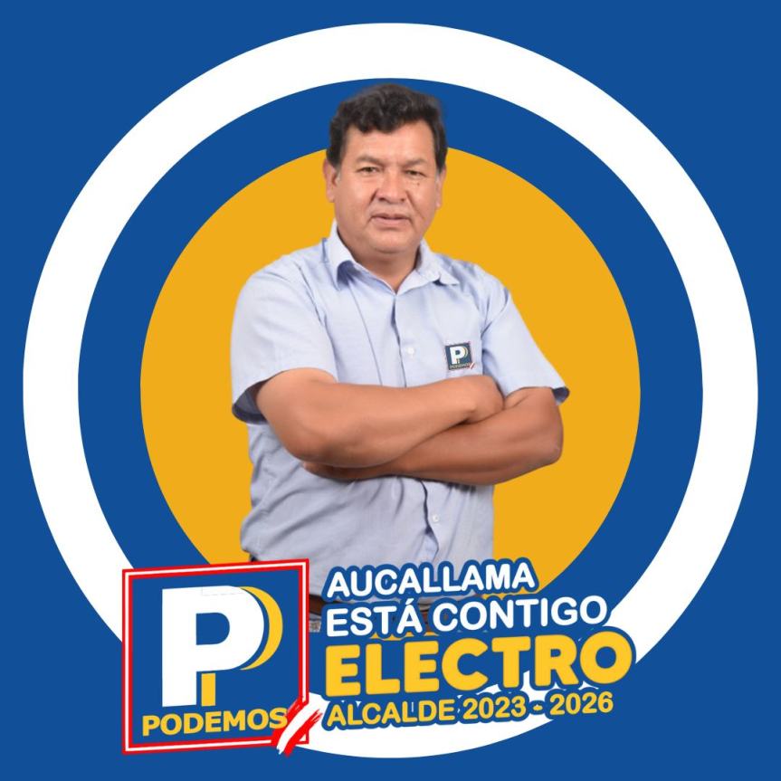 Lista aucallamina de candidatos a regidores de Felix Ccecaño por Podemos Perú logra su&nbsp;inscripción