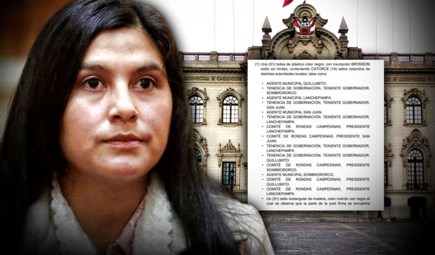 Yenifer Paredes: Fiscalía halló 14 sellos de autoridades locales en casa de cuñada de Pedro&nbsp;Castillo