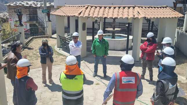 Ricardo Chavarría inspecciona obra de servicios de agua potable, alcantarillado y PTAR con inversión de 4.3 millones en&nbsp;Sumbilca