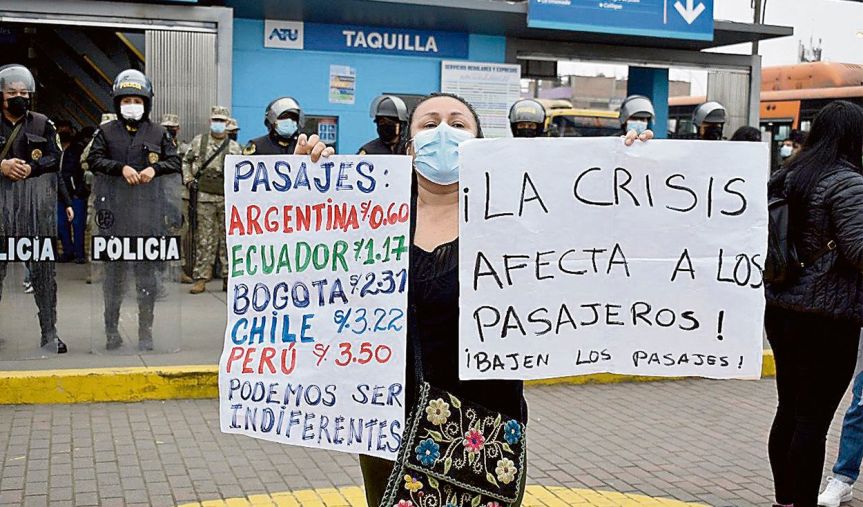 Pasajero reclama: “El 10% de mi sueldo se va en los pasajes del&nbsp;Metropolitano”