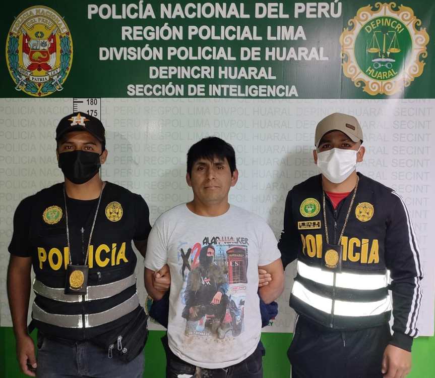 PNP captura a otro integrante de la banda criminal “los sajinos de Candelaria», involucrados en asesinato de policía ocurrido en&nbsp;Chancayllo