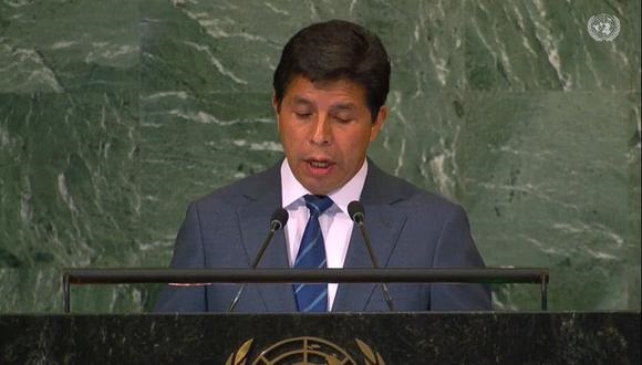 Pedro Castillo anuncia ante la ONU que Perú abrirá una representación diplomática en&nbsp;Palestina