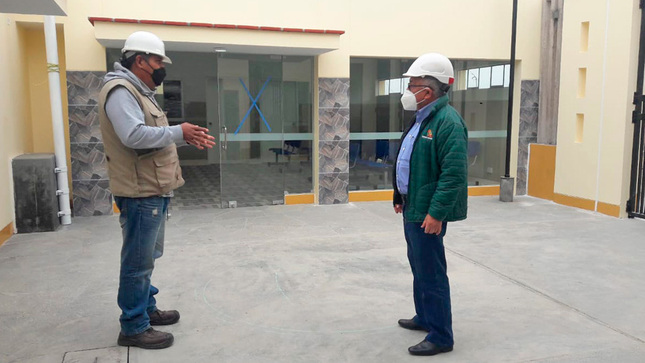 Ricardo Chavarría constata culminación de obra: “Construcción del Centro de Salud del A.H “Cerro&nbsp;Candela”