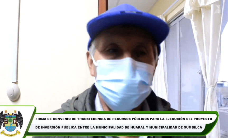 Firma de convenio de transferencia de recursos públicos para la ejecución del proyecto de inversión pública entre la municipalidad de Huaral y municipalidad de&nbsp;Sumbilca