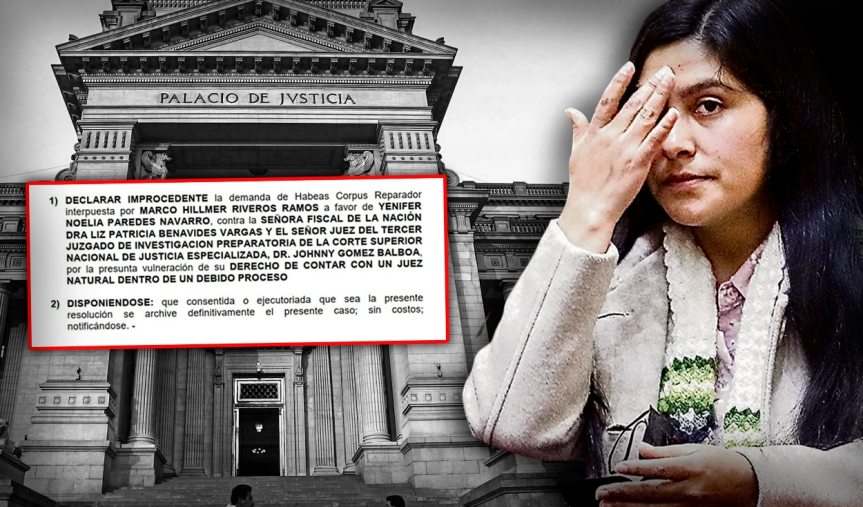 Yenifer Paredes: Poder Judicial declara improcedente habeas corpus a favor de cuñada de Pedro&nbsp;Castillo