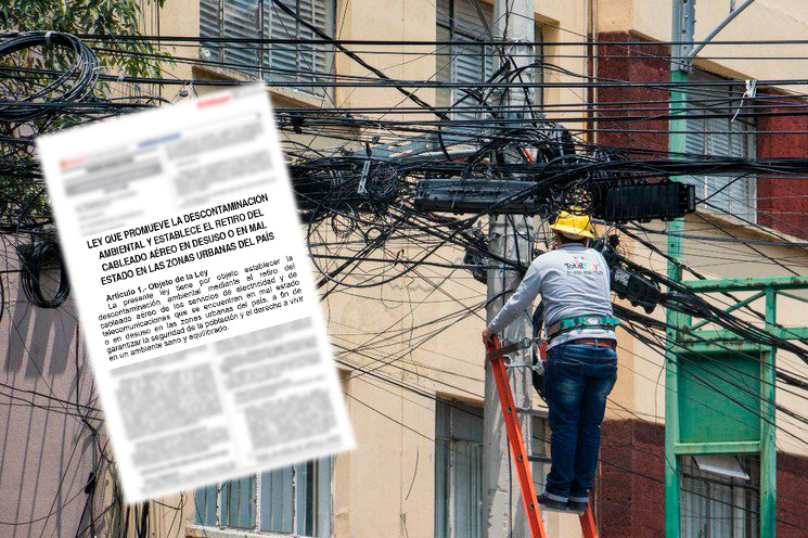 Se aprueba ley que promueve la descontaminación ambiental y establece el retiro del cableado aéreo en desuso o en mal estado en las zonas urbanas del&nbsp;país