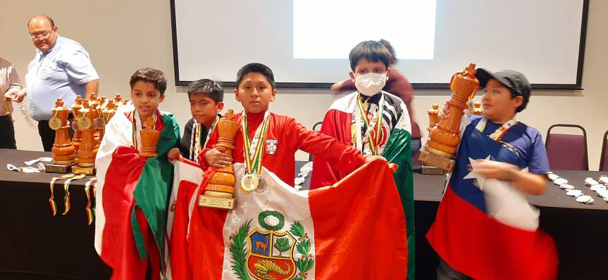 Niño huaralino campeón en Panamericano Escolar de Ajedrez desarrollado en Santa Cruz –&nbsp;Bolivia