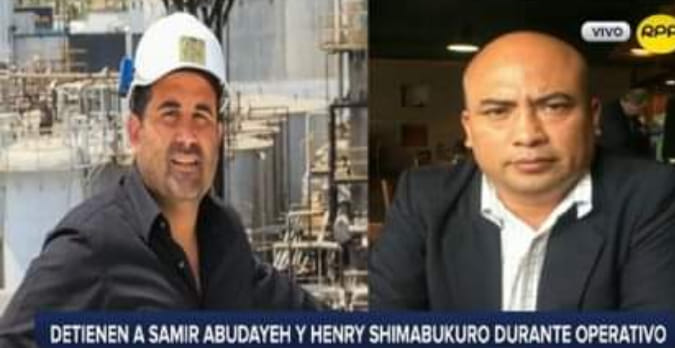 Samir Abudayeh y Henry Shimabukuro fueron detenidos durante&nbsp;operativo