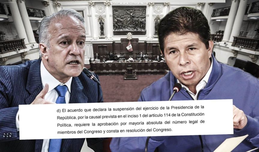 Pedro Castillo: Comisión de Constitución apura norma para suspenderlo con 66&nbsp;votos