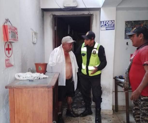 Mala: anciano sufrió quemaduras luego que se incendiara su&nbsp;vivienda