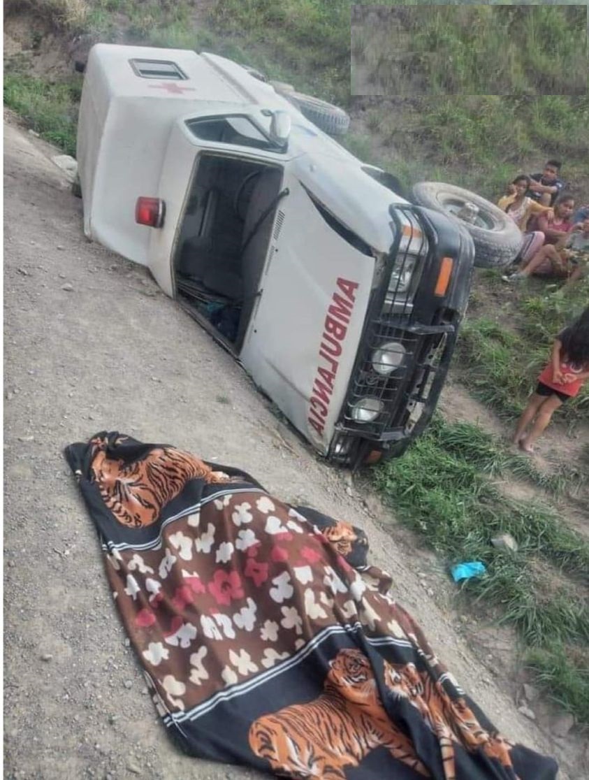 Cajamarca: una enfermera muerta y conductor herido tras despiste de&nbsp;ambulancia
