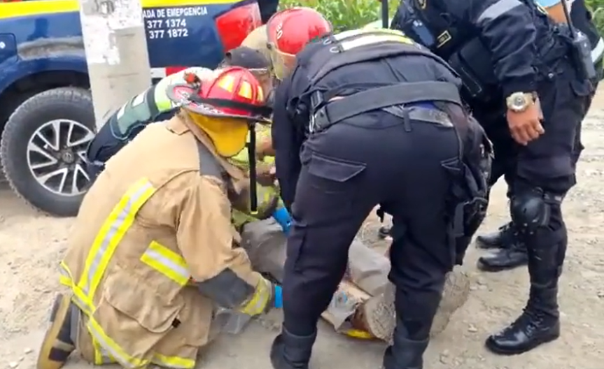 Chancay: dos heridos en accidente de tránsito en el ingreso a Laure carretera Panamericana&nbsp;Norte