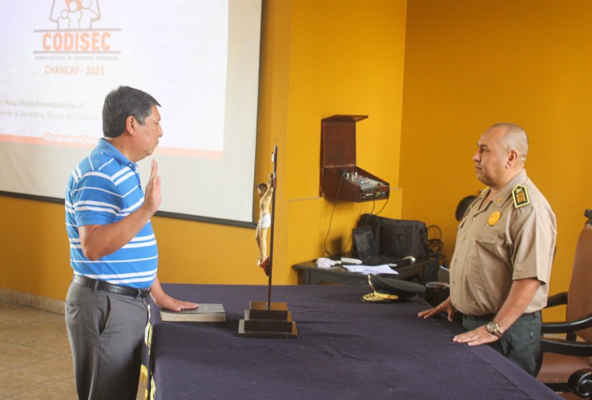 Se realizó instalación y juramentación del Comité Distrital de Seguridad Ciudadana de&nbsp;Chancay