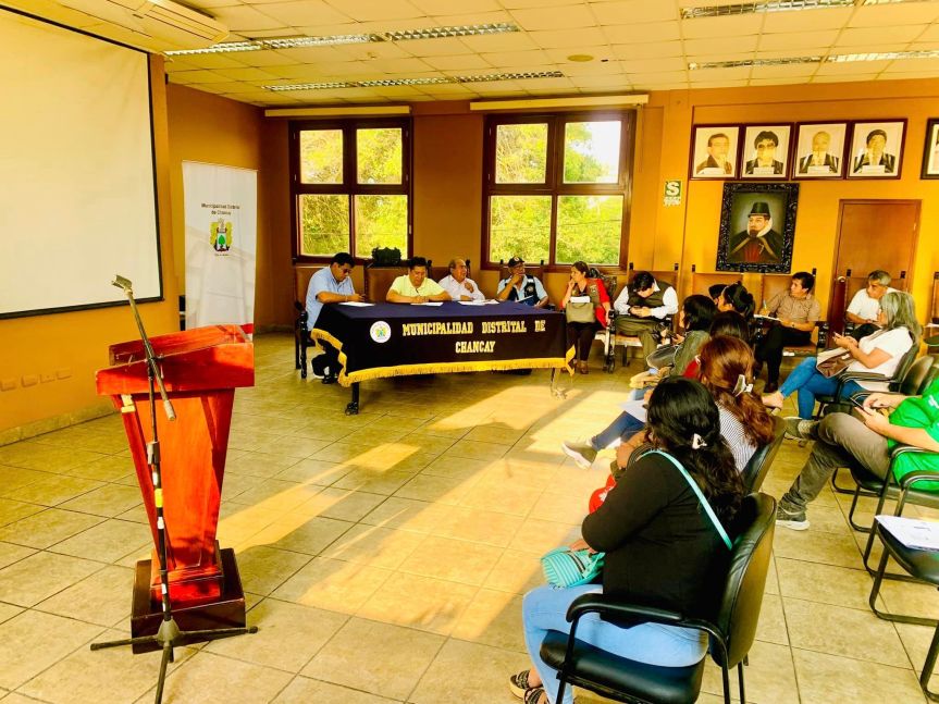 Autoridades se reunieron para coordinación las soluciones que se dará a los graves problemas que enfrenta el colegio&nbsp;Chancayllo