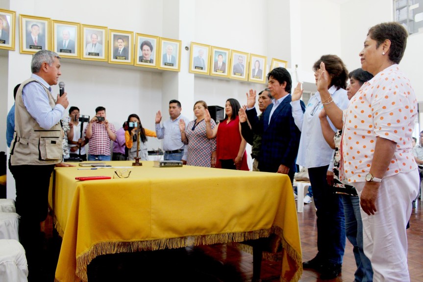 Alcalde Fernando Cárdenas, juramenta como presidente de la Comisión Ambiental&nbsp;Municipal