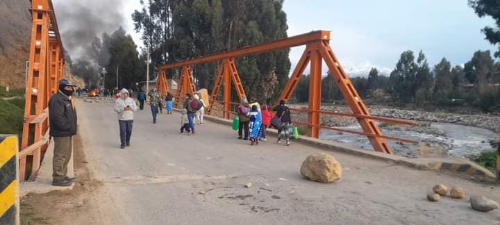 Empiezan a registrarse bloqueos de carreteras en la sierra de&nbsp;Áncash