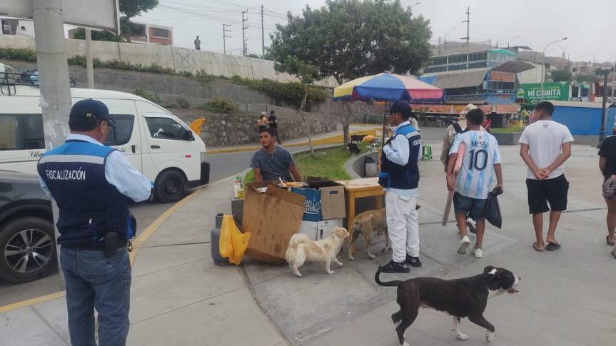 Municipalidad Distrital de Chancay desarrolló acciones de erradicación del comercio ambulatorio en el&nbsp;Puerto