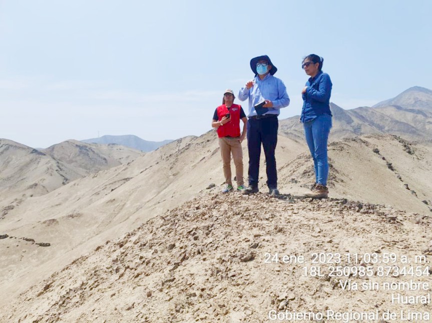 Especialistas del Minam llegaron a Huaral para identificar lugar donde podría ubicarse relleno&nbsp;sanitario
