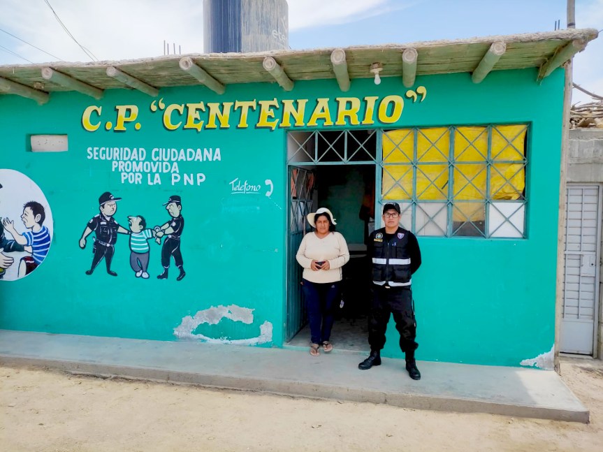 Serenos repararon sistema de cámaras de seguridad de centro poblado&nbsp;Centenario