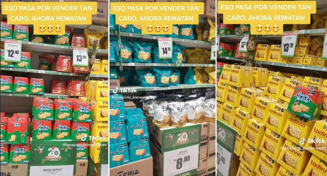 Peruana se burla de Tottus tras empezar a rematar sus panetones: «Eso pasa por vender tan&nbsp;caro»