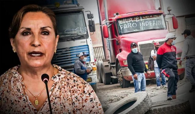 Camioneros le dan ultimátum de 48 horas a Dina Boluarte: advierten apagado de&nbsp;motores