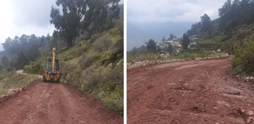 Aperturan camino de Cochan Cuchire en Atavillos&nbsp;Alto