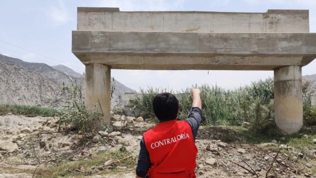 Más de S/ 1.4 millones de monto observado por puente abandonado en&nbsp;Coayllo