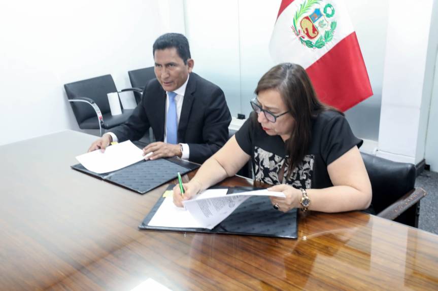 Trabajando por el agro del país, el Midagri y Agrobanco suscriben&nbsp;convenio