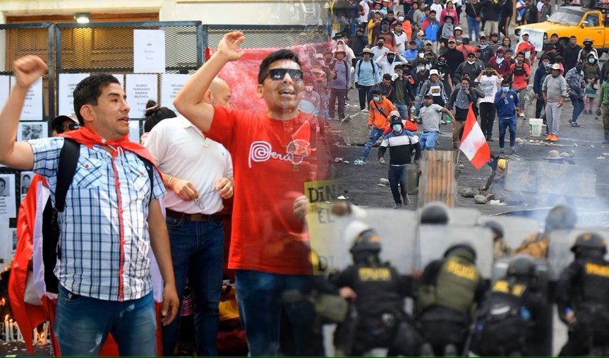 Manifestantes en Argentina apoyan el paro nacional en Perú y piden “libertad” para Pedro&nbsp;Castillo