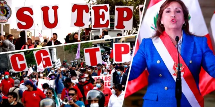 CGTP y SUTEP convocaron para hoy a un paro&nbsp;nacional